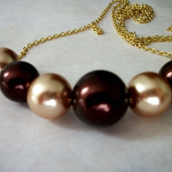 BUndle Handmade in USA Necklace pearls+earrings - Picture 5 of 6